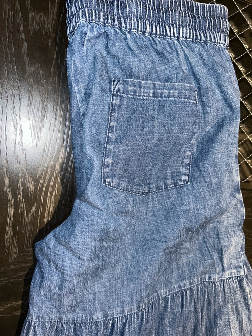Billy T Fancy Cotton Blend Tiered Pants - Picture 8 of 13